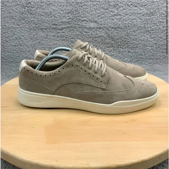 Cole Haan Grand Crosscourt Wingtip Sneaker Mens Size 10 Shoes Suede Brogue s-l1200.jpg main image 2